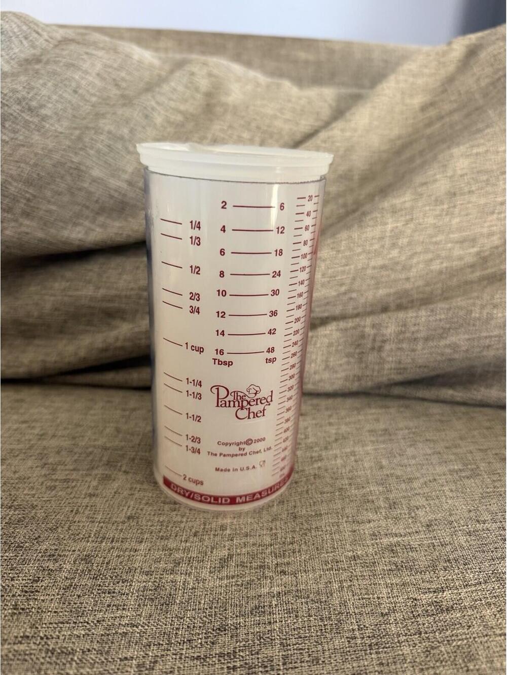 Pampered Chef Measure All Cup 2225 Measure Liquid And Solid In One Cup